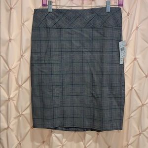 Knee length pencil skirt